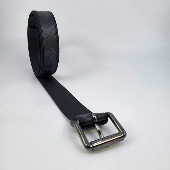 Louis Vuitton Men's Monogram Eclipse Signature Extra Long Belt - Picture 8 of 15